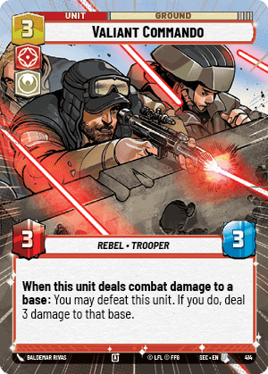 Valiant Commando (SEC) Uncommon Fantasy Flight Games