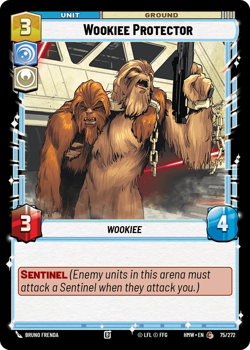 Wookiee Protector (HMW) Common Star Wars Unlimited Fantasy Flight Games