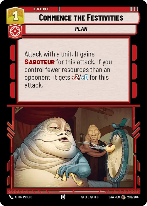 Commence the Festivities (LAW) Common Fantasy Flight Games Standard Non-Foil