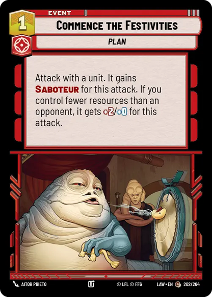 Commence the Festivities (LAW) Common Fantasy Flight Games Standard Non-Foil