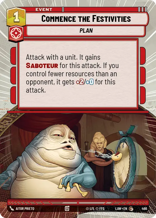 Commence the Festivities (LAW) Common Fantasy Flight Games Hyperspace Non-Foil