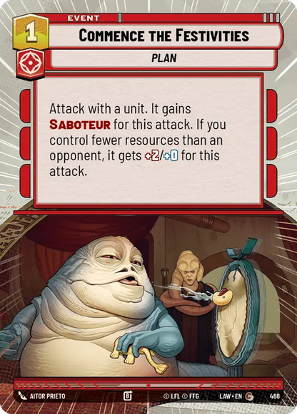Commence the Festivities (LAW) Common Fantasy Flight Games Hyperspace Non-Foil