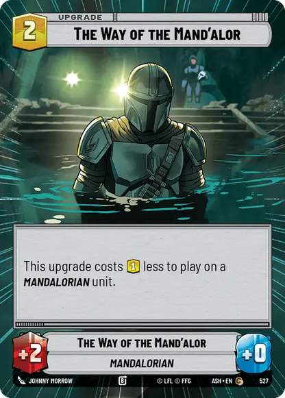 The Way of the Mand'alor (ASH) Common Star Wars Unlimited Fantasy Flight Games Hyperspace Non-Foil