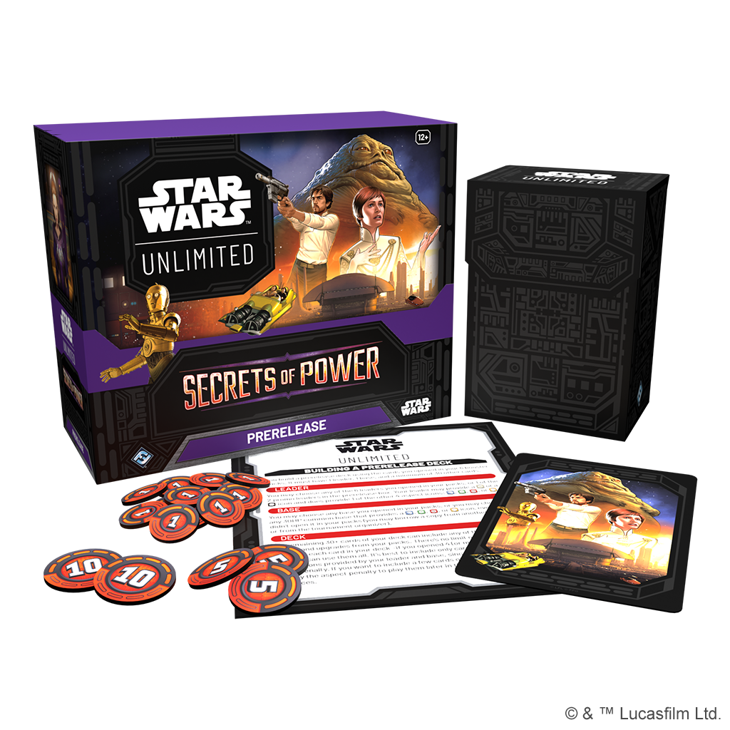 Star Wars Unlimited Secrets of Power (SEC) Prerelease Kit Star Wars Unlimited Fantasy Flight Games