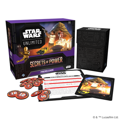 Star Wars Unlimited Secrets of Power (SEC) Prerelease Kit Star Wars Unlimited Fantasy Flight Games