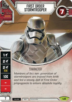 First Order Stormtrooper (AWK) Rare Star Wars Destiny Fantasy Flight Games   