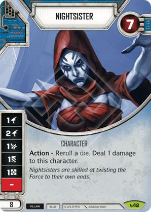 Nightsister (AWK) Rare Star Wars Destiny Fantasy Flight Games   