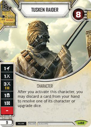 Tusken Raider (AWK) Rare Star Wars Destiny Fantasy Flight Games   