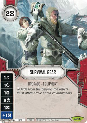 Survival Gear (AWK) Rare Star Wars Destiny Fantasy Flight Games   