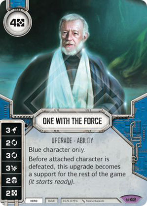 Star Wars Destiny One With The Force (AWK) Legendary