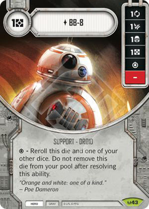 BB-8 (AWK) Rare Star Wars Destiny Fantasy Flight Games   