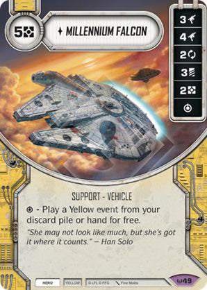 Millennium Falcon (AWK) Legendary Star Wars Destiny Fantasy Flight Games   