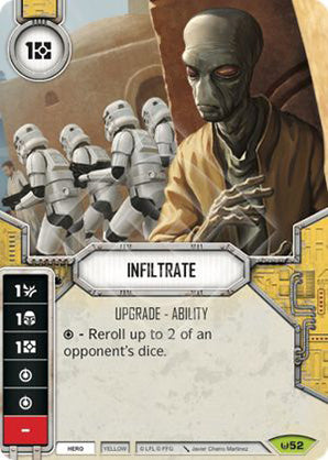 Infiltrate (AWK) Rare Star Wars Destiny Fantasy Flight Games   