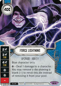 Star Wars Destiny Force Lightning (SoR) Legendary