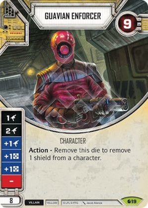 Guavian Enforcer (SoR) Rare Star Wars Destiny Fantasy Flight Games   