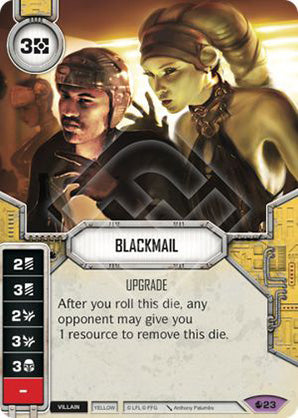 Blackmail (SoR) Legendary Star Wars Destiny Fantasy Flight Games   