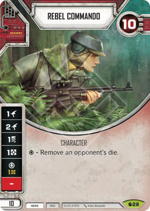 Rebel Commando (SoR) Rare Star Wars Destiny Fantasy Flight Games   