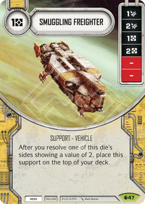 Smuggling Freighter (SoR) Rare Star Wars Destiny Fantasy Flight Games   