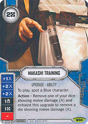 Makashi Training (SoR) Rare Star Wars Destiny Fantasy Flight Games   