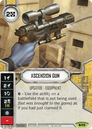 Ascension Gun (SoR) Rare Star Wars Destiny Fantasy Flight Games   