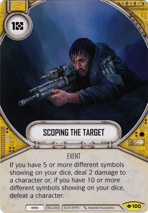 Scoping the Target (WotF) Uncommon Star Wars Destiny Fantasy Flight Games   