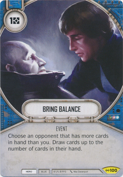 Bring Balance (EAW) Uncommon Star Wars Destiny Fantasy Flight Games   