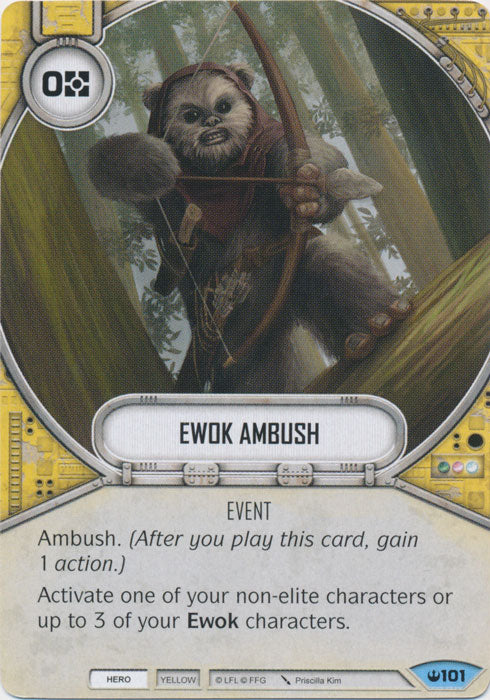 Ewok Ambush (SOH) Common Star Wars Destiny Fantasy Flight Games   