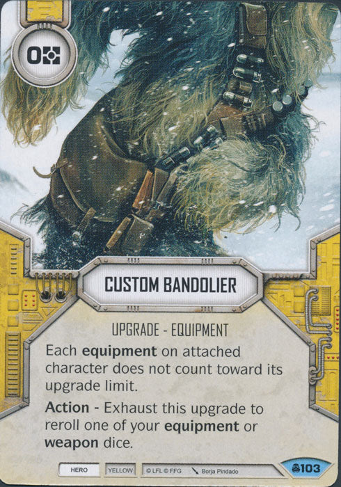 Custom Bandolier (CONV) Common Star Wars Destiny Fantasy Flight Games   