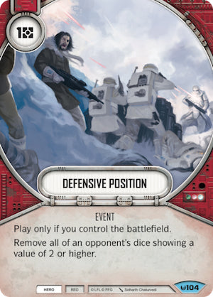 Defensive Position (AWK) Common Star Wars Destiny Fantasy Flight Games   