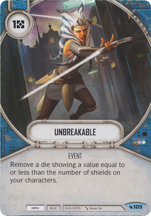 Unbreakable (LEG) Common Star Wars Destiny Fantasy Flight Games   