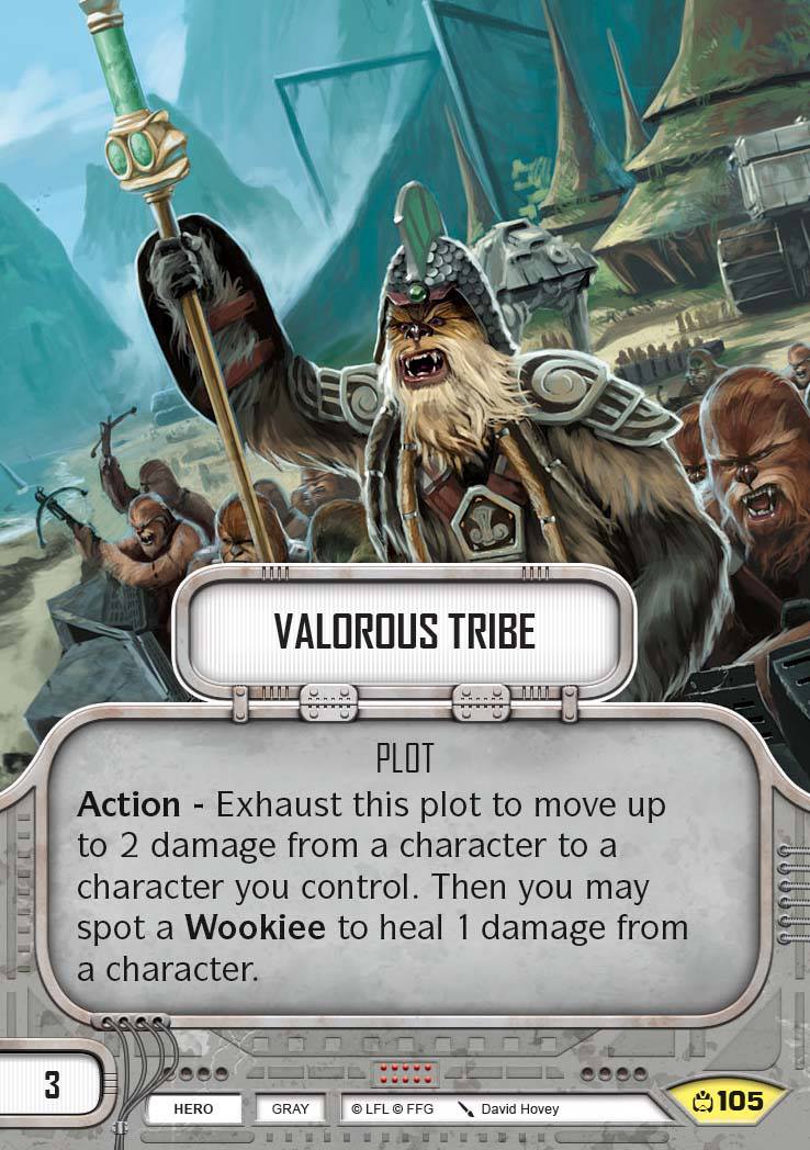 Valorous Tribe (CM) Uncommon Star Wars Destiny Fantasy Flight Games   