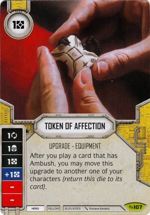 Token Of Affection (ATG) Rare Star Wars Destiny Fantasy Flight Games   