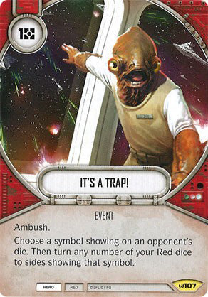 It's a Trap! (AWK) Uncommon Star Wars Destiny Fantasy Flight Games   