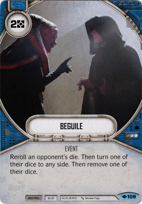 Beguile (WOTF) Common Star Wars Destiny Fantasy Flight Games   