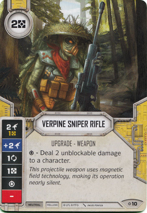 Verpine Sniper Rifle (Rivals) Starter Star Wars Destiny Fantasy Flight Games   