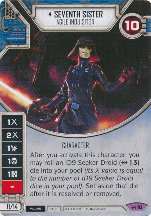 Seventh Sister - Agile Inquisitor (EAW) Legendary Star Wars Destiny Fantasy Flight Games   