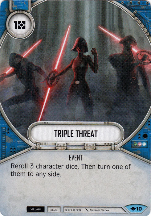 Triple Threat (WOTF) Common Star Wars Destiny Fantasy Flight Games   