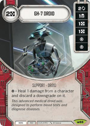 GH-7 Droid (SOH) Rare Star Wars Destiny Fantasy Flight Games   