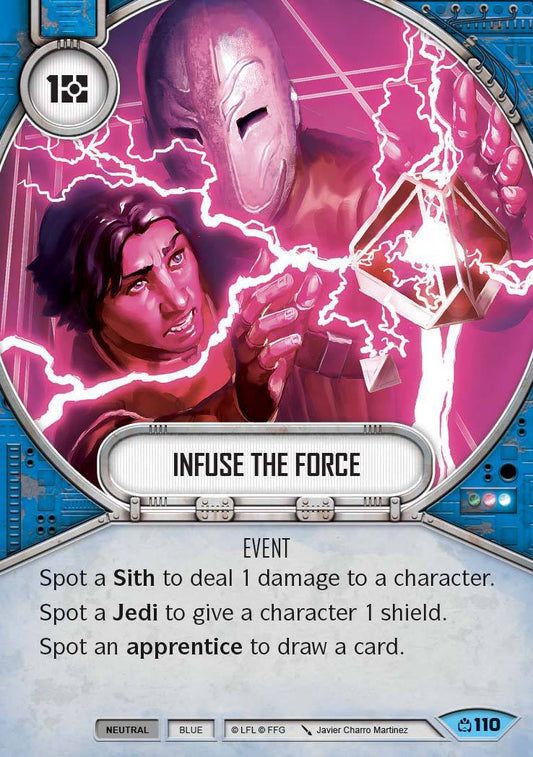 Infuse The Force (CM) Common Star Wars Destiny Fantasy Flight Games   