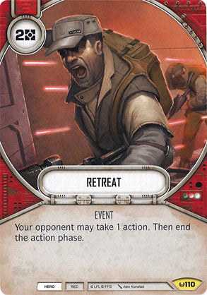 Retreat (AWK) Uncommon Star Wars Destiny Fantasy Flight Games   