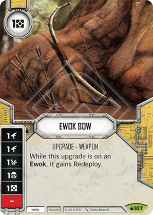 Ewok Bow (SOH) Rare Star Wars Destiny Fantasy Flight Games   