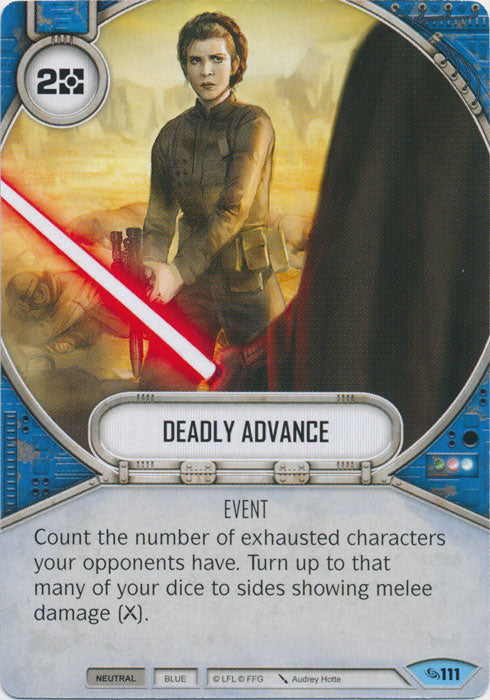 Deadly Advance (ATG) Common Star Wars Destiny Fantasy Flight Games   