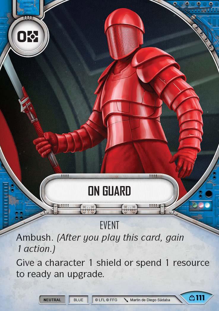 On Guard (CM) Common Star Wars Destiny Fantasy Flight Games   