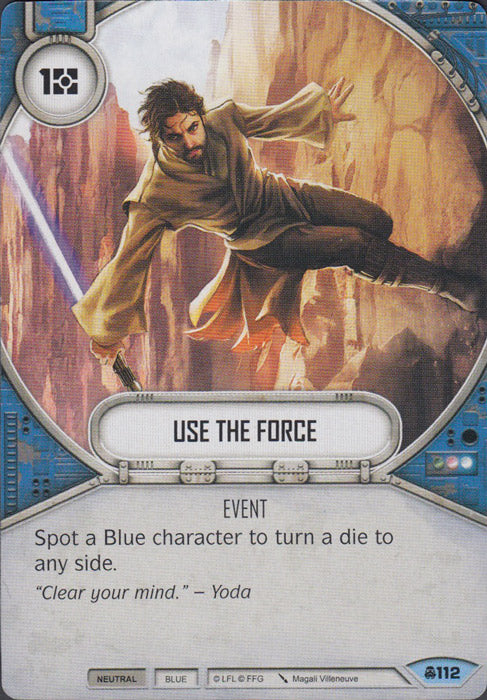 Use The Force (CONV) Common Star Wars Destiny Fantasy Flight Games   