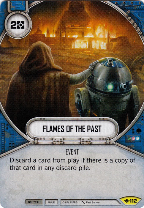 Flames of the Past (WotF) Uncommon Star Wars Destiny Fantasy Flight Games   