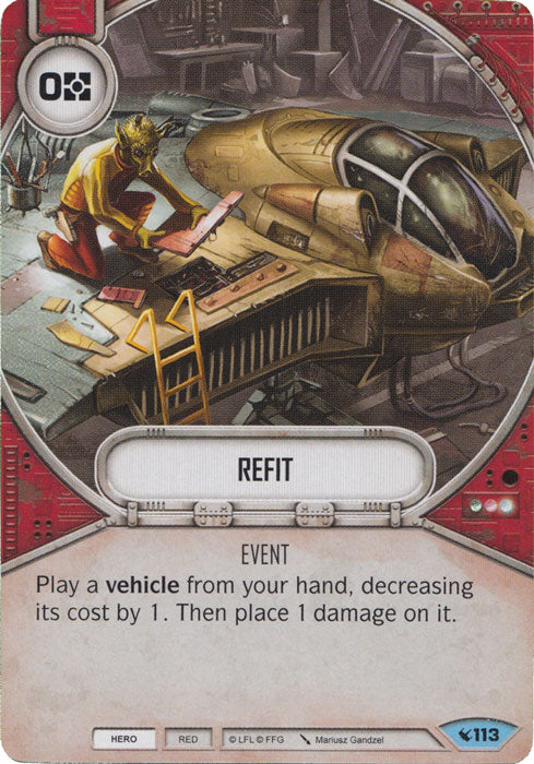 Refit (LEG) Common Star Wars Destiny Fantasy Flight Games   