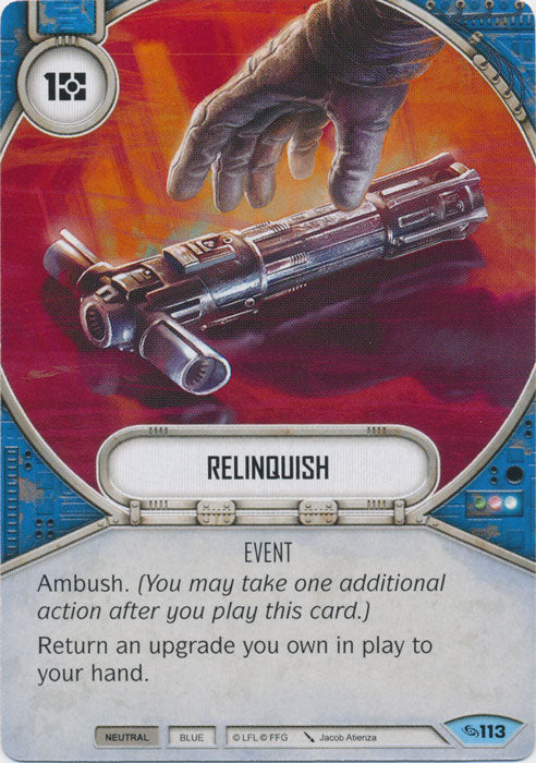 Relinquish (ATG) Common Star Wars Destiny Fantasy Flight Games   