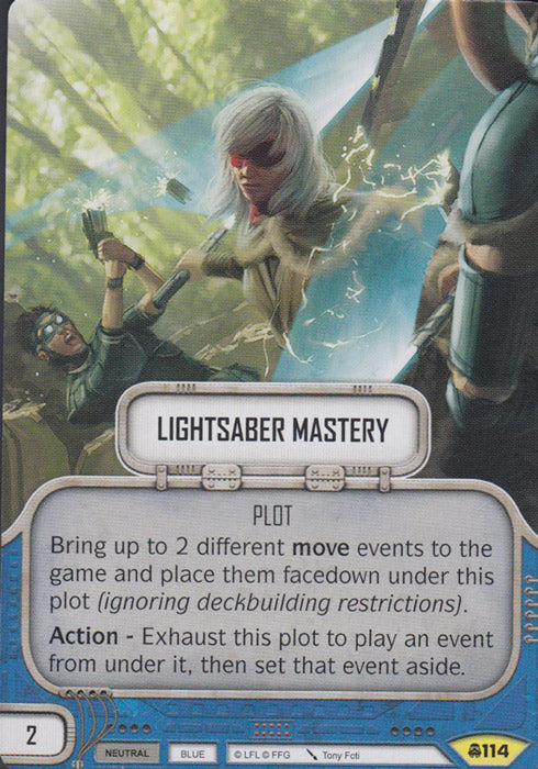 Lightsaber Mastery (CONV) Uncommon Star Wars Destiny Fantasy Flight Games   