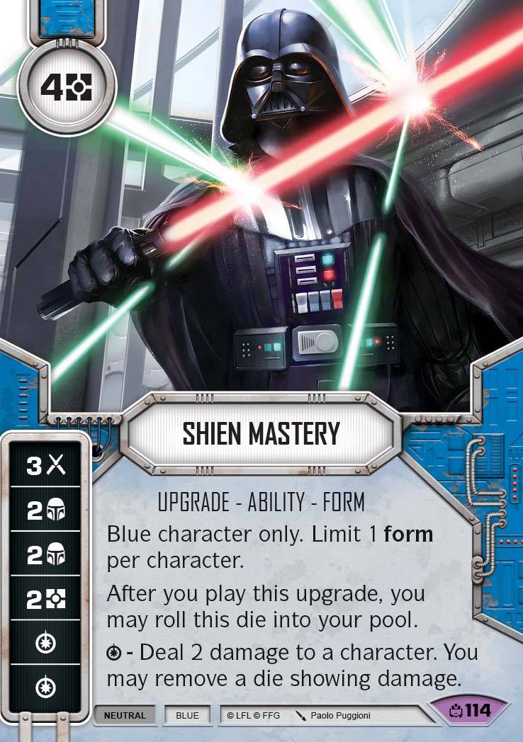 Shien Mastery (CM) Legendary Star Wars Destiny Fantasy Flight Games   