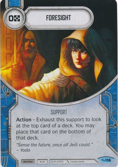 Foresight (ATG) Common Star Wars Destiny Fantasy Flight Games   